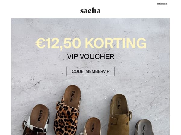 Exclusief: €12,50 korting