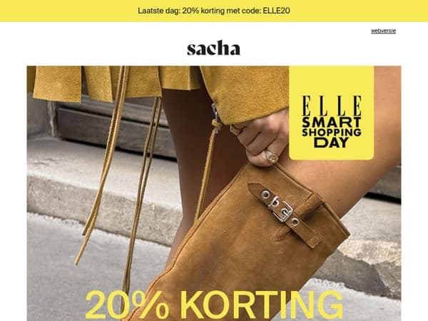 Exclusief voor jou: 20% korting