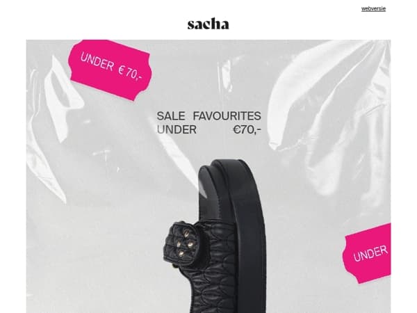 SALE tot €70 shoppen