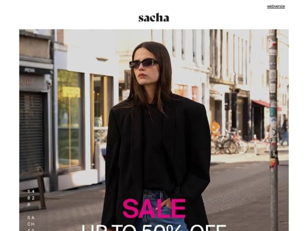 Nu SALE tot 50% korting!