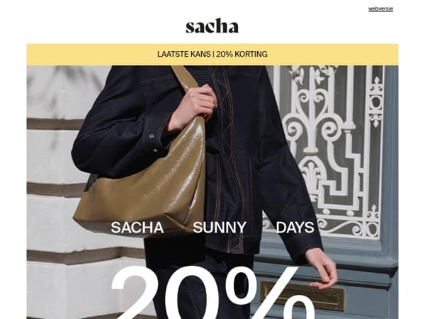 Laatste dag -20% korting ⏰