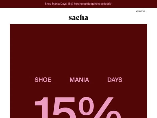 15% korting op ALLES