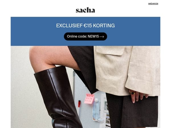 Exclusief €15 voucher