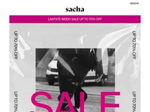 Laatste SALE week tot -70%