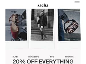 Alles: 20% korting!