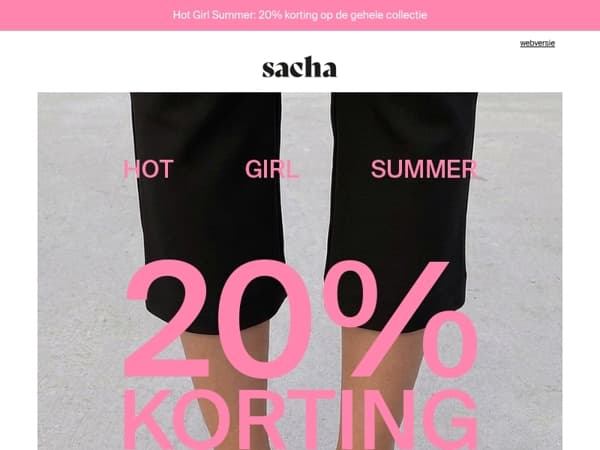 20% KORTING | Hot Girl Summer