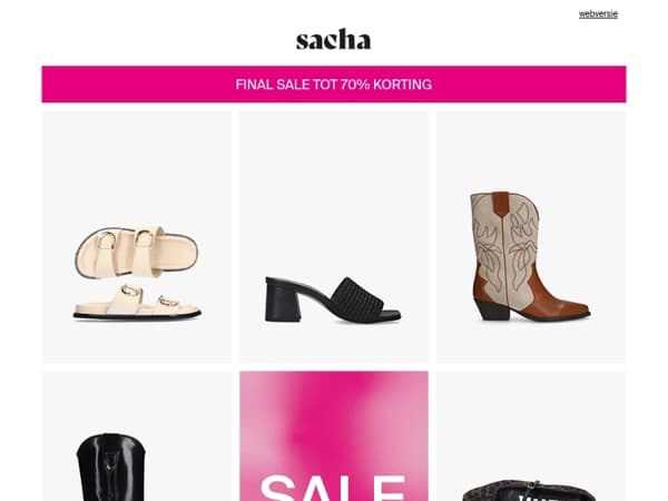 Tot -70% in de FINAL SALE