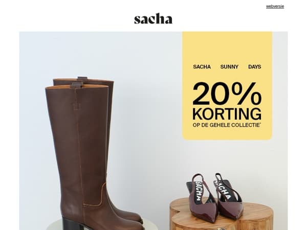 Alles: 20% korting!