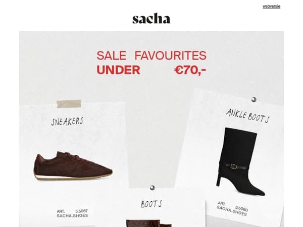 SALE favourites under €70