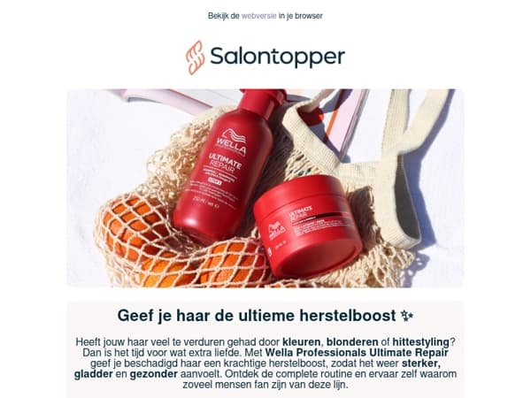 Dit is waarom jouw haar Ultimate Repair nodig heeft 💛