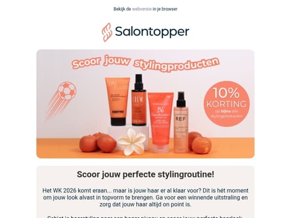 Speciaal voor jou ✨ 10% korting op stylingproducten