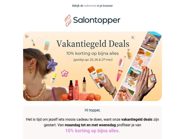 Het is zover: Vakantiegeld deals zijn live☀️ Dit wil je niet wilt missen...