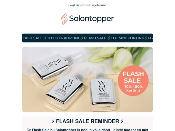⚡Week 2 van de Flash Sale is begonnen!