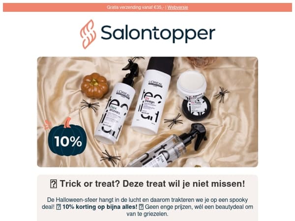 🎃 Trick or treat? Deze treat wil je niet missen!