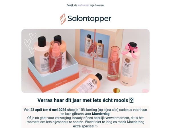 Moederdag = hét moment om haar te verrassen 💖