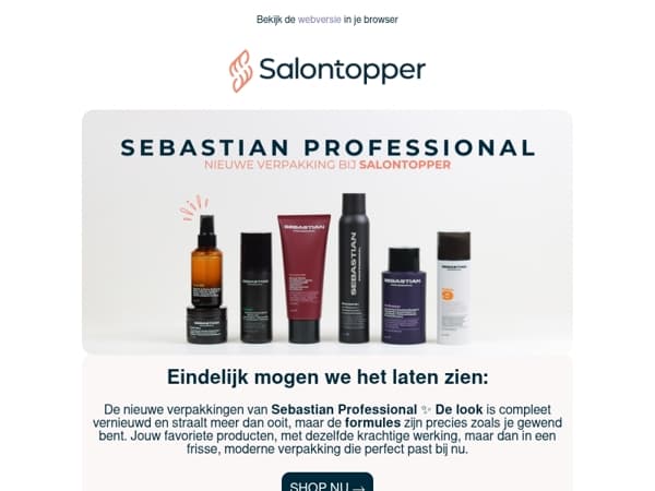 ✨Eindelijk mogen we het laten zien: Sebastian Professional in een nieuw jasje