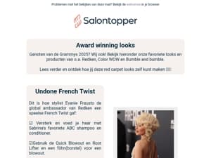 GET THE LOOK 🏆 Award winning looks tijdens de Grammys 2025