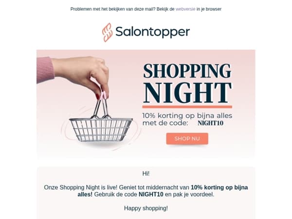 NU -10% korting op bijna alles!