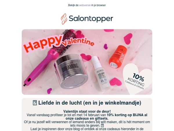 💖 Liefde in de lucht (en korting in je winkelmandje)