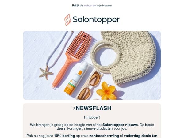 ⚡️NEWSFLASH: kortingsacties, nieuwe producten en meer!
