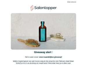 Giveaway alert 🎁 Doe mee met onze maandelijkse WINACTIE!