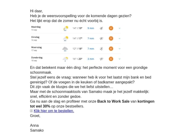 Zeg maar dag tegen zomer, hallo frisse start ✨