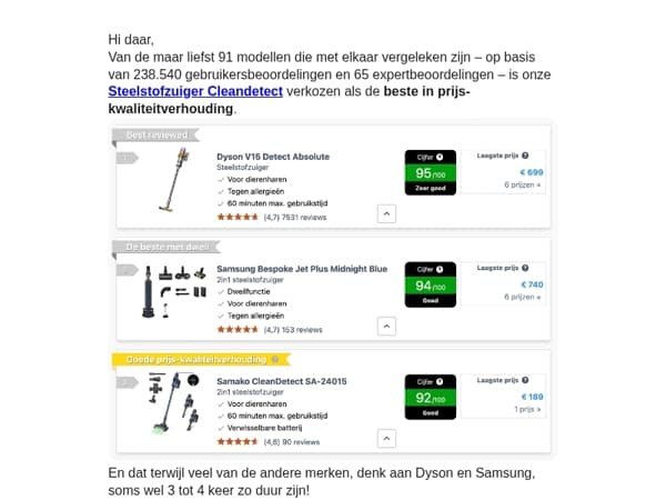 Samako schrijft geschiedenis met Steelstofzuiger 🏆