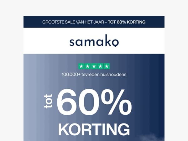 De Grooste Sale van het Jaar is gestart! 🎉