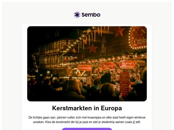 Kerstmarkten vol lichtjes, handwerk en winterse smaken