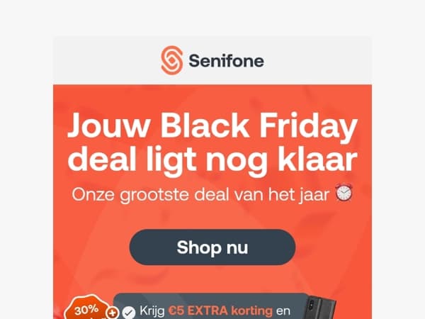 Claim jouw Senifone-deal vandaag! 🖤