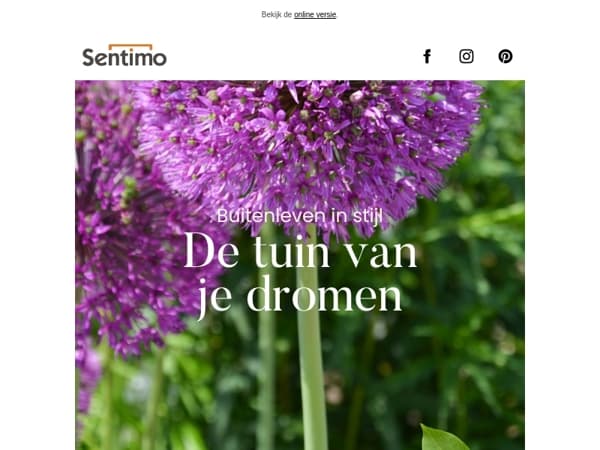 Buiten het hele jaar genieten: Sentimo's tuinmusthaves