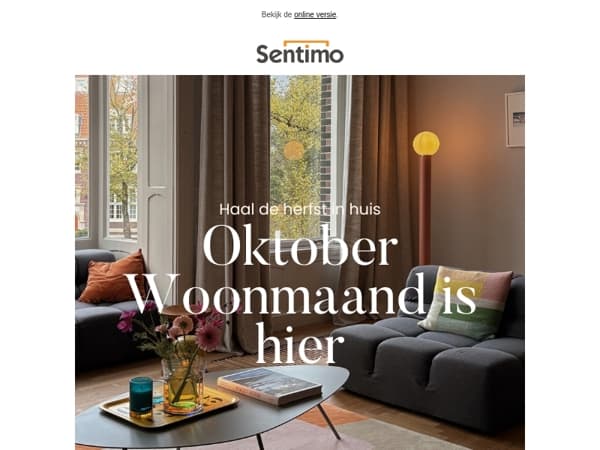 Oktober Woonmaand bij Sentimo🍁