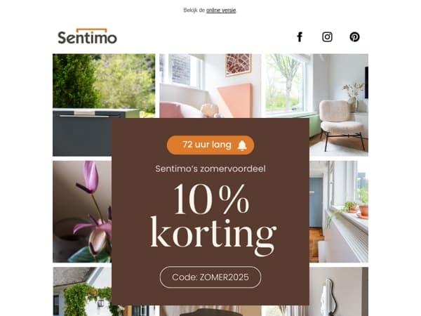 ☀️ 10% korting! 72 uur lang!