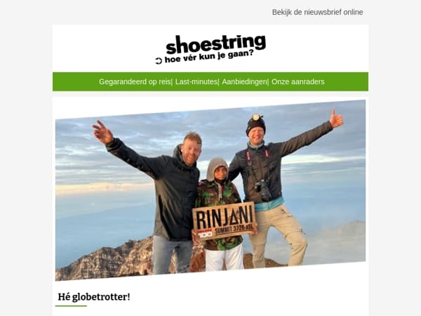 Pak je koffers maar in! Dit zijn onze aanraders voor deze week 🚀🌎