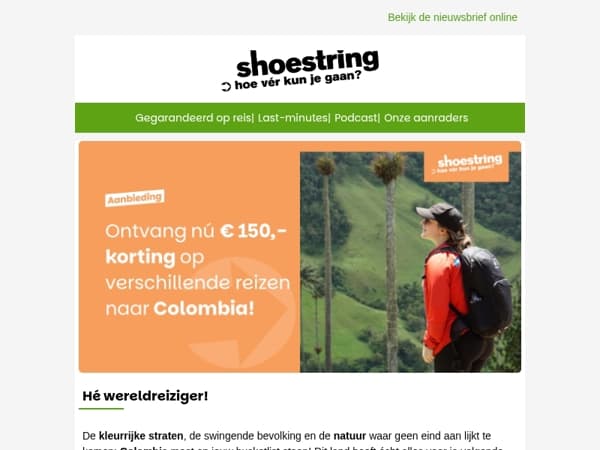 Ga mee op avontuur in Colombia!