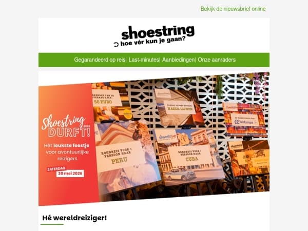 Deze prijzen kun je winnen tijdens Shoestring DURFT!