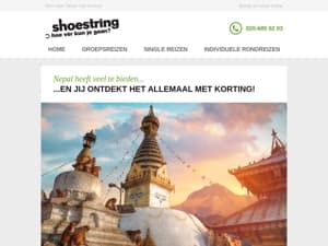 Nepal kortingsactie