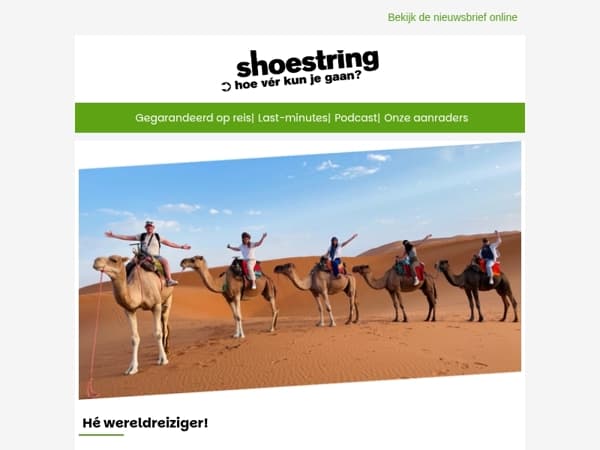 Gegarandeerd vertrek is bij ons ook écht gegarandeerd!