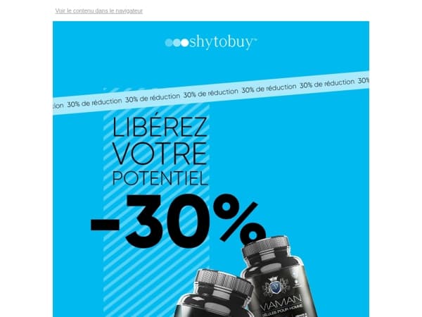 🔥 -30% sur la catégorie virilité masculine