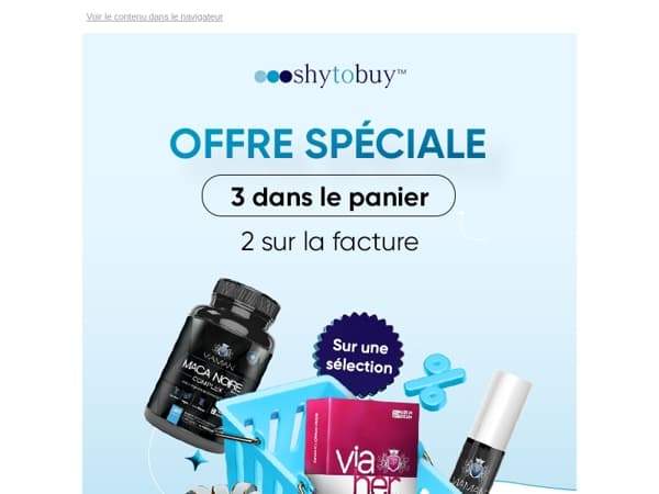 🔥 Profitez à fond : 3 produits, 2 seulement à régler