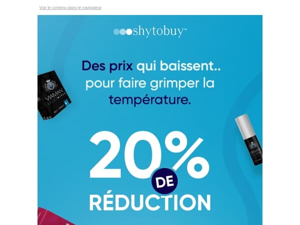 🛏️ Nuit spéciale : votre intimité à prix doux (-20 %)