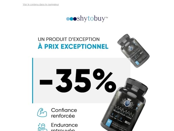 ✨ -35% sur l’un de nos meilleurs produits masculins