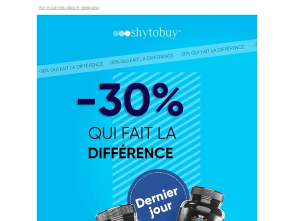 Solutions pour hommes à -30% ⏳ Dernier jour