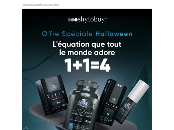 🎃 Halloween magique : 4 achetés = 2 seulement à payer