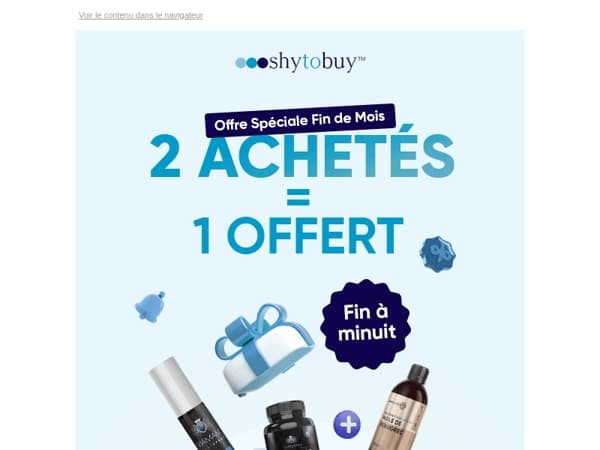 🛒 Après minuit, votre 3ᵉ produit à 0 € disparaît
