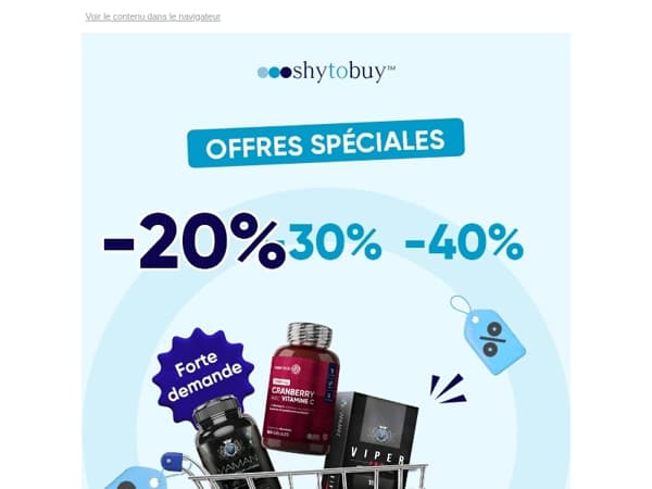 ⚡ 1, 2 ou 3 produits ? Vos réductions montent à -40%