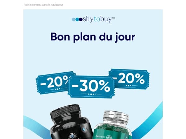🛒 Panier rempli, prix réduit : jusqu'à -40%
