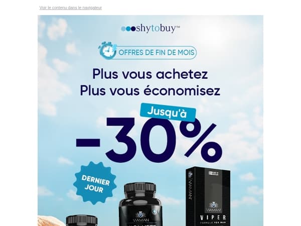 🚨 Fin des offres XXL ce soir à minuit !