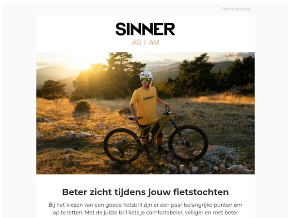 Beter zicht tijdens jouw fietstochten