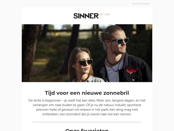 Zon aan, zonnebril op – ontdek onze lente-favorites 🕶️